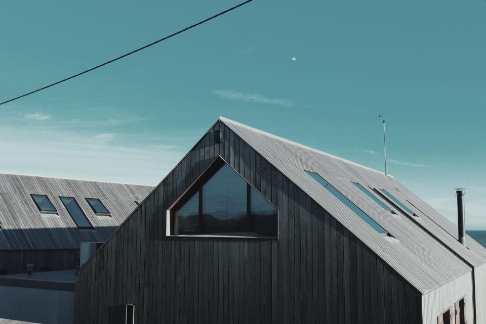 Modern gabled roof